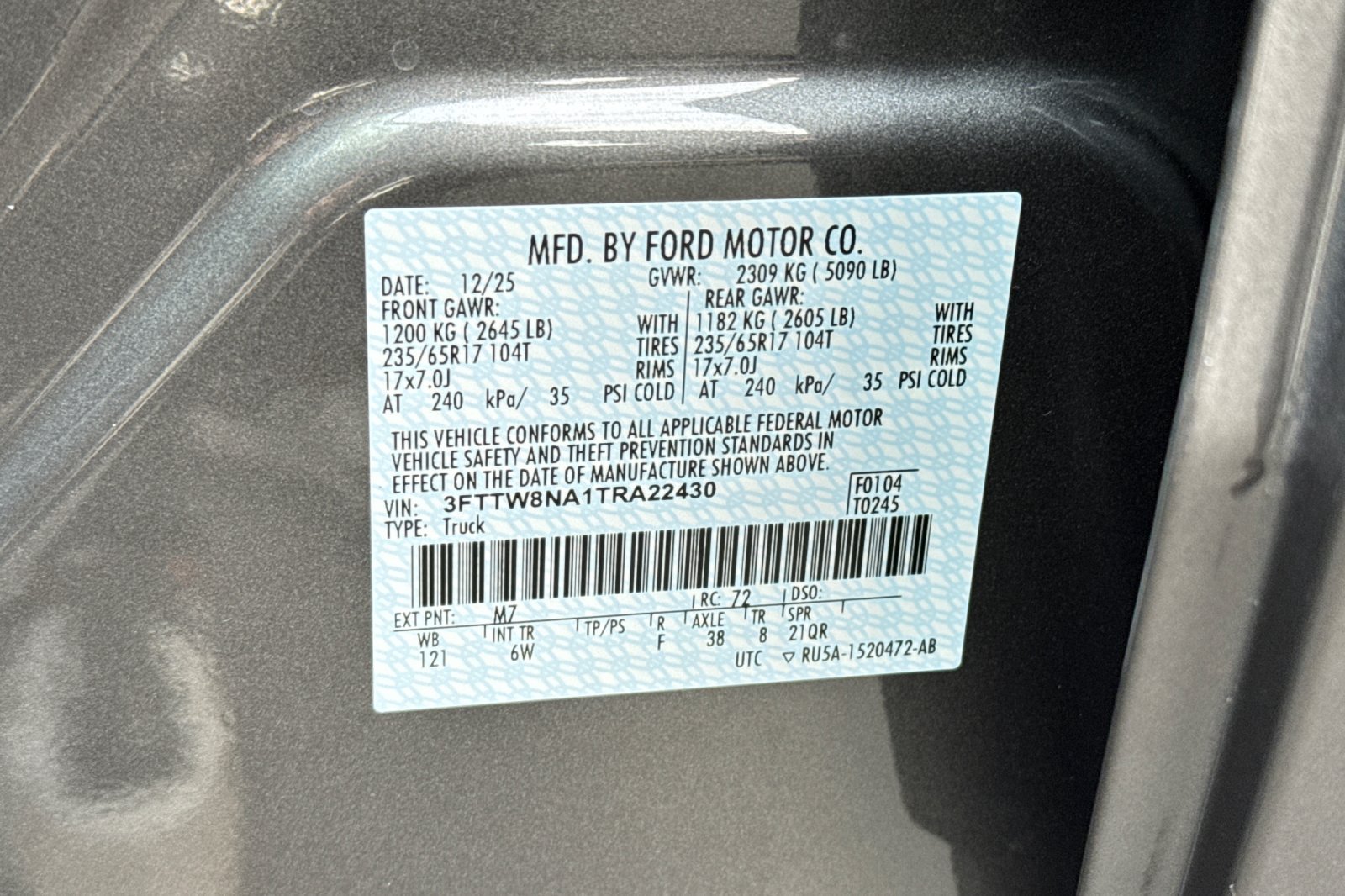 New 2026 Ford Maverick Tremor AWD/4WD image 33