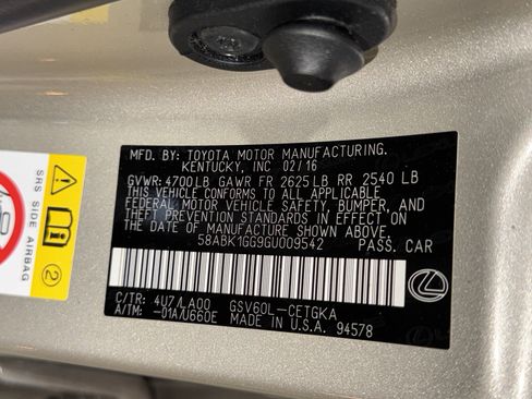 Used 2016 Lexus ES 350 w/ Accessory Package 2 image 37