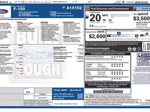 Used 2025 Ford F150 XLT w/ Equipment Group 302A MID AWD/4WD image 16