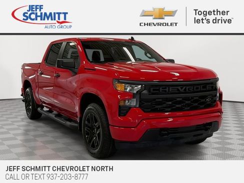 New 2026 Chevrolet Silverado 1500 Custom w/ Turbomax Blackout Package AWD/4WD image 1