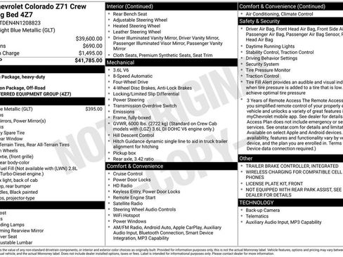 Used 2022 Chevrolet Colorado Z71 AWD/4WD image 42