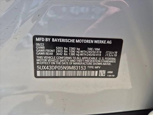 Used 2022 BMW X3 sDrive30i w/ Convenience Package RWD image 26