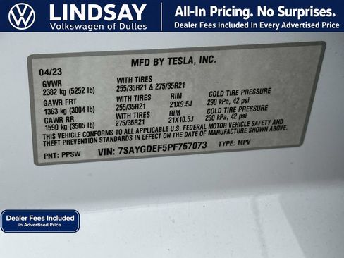 Used 2023 Tesla Model Y Performance AWD/4WD image 27