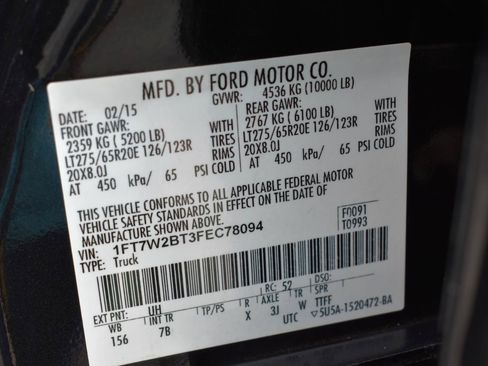 Used 2015 Ford F250 Platinum w/ FX4 Off-Road Package AWD/4WD image 49