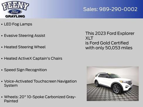Used 2023 Ford Explorer XLT w/ XLT Sport Appearance Package AWD/4WD image 24