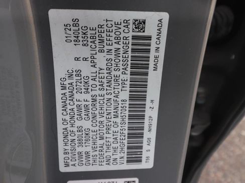 Used 2025 Honda Civic Sport image 22