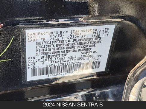 Certified 2024 Nissan Sentra S FWD image 26