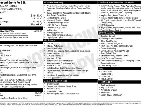 Certified 2023 Hyundai Santa Fe SEL w/ Premium Package image 42