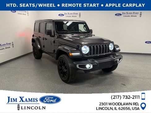 Used 2025 Jeep Wrangler Unlimited Sahara w/ Safety Group AWD/4WD image 1