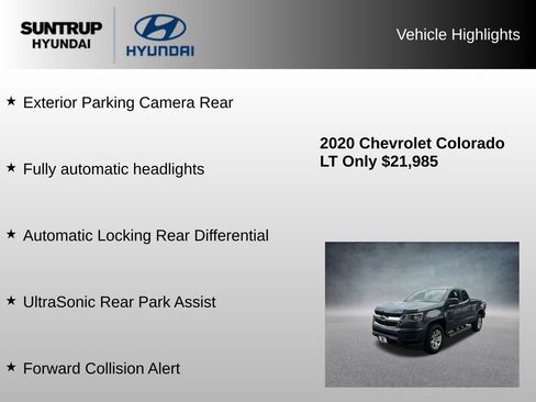 Used 2020 Chevrolet Colorado LT w/ Safety Package RWD image 16