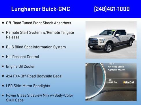 Used 2017 Ford F150 Lariat w/ Equipment Group 501A Mid AWD/4WD image 24