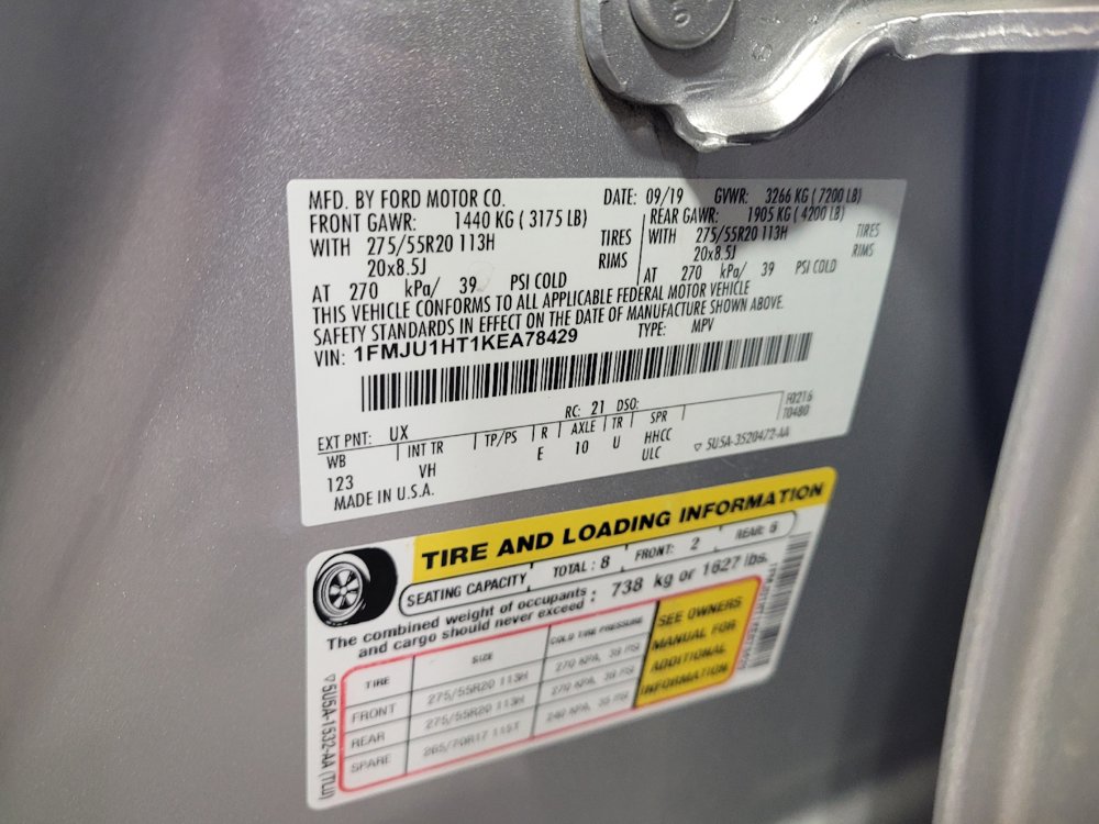 Used 2019 Ford Expedition XLT w/ Equipment Group 202A RWD image 33