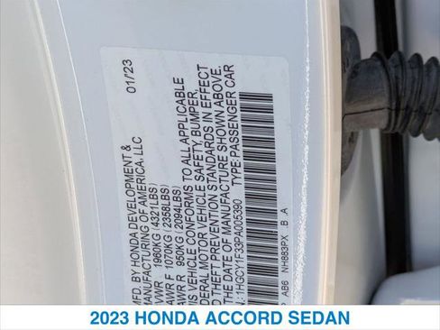 Used 2023 Honda Accord EX image 26