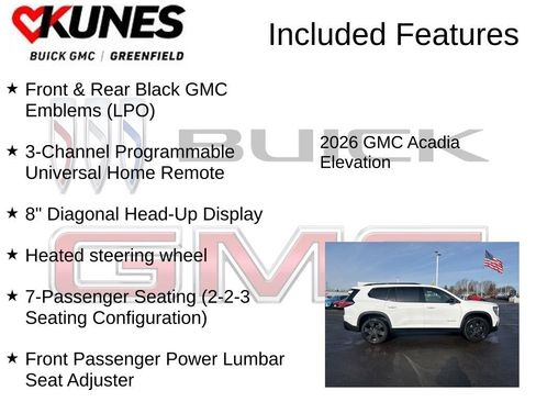New 2026 GMC Acadia Elevation w/ Black Edition image 4