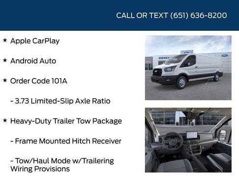 New 2025 Ford Transit 350 Low Roof AWD w/ Load Area Protection Package image 5