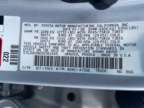 Used 2008 Toyota Tacoma PreRunner RWD image 29