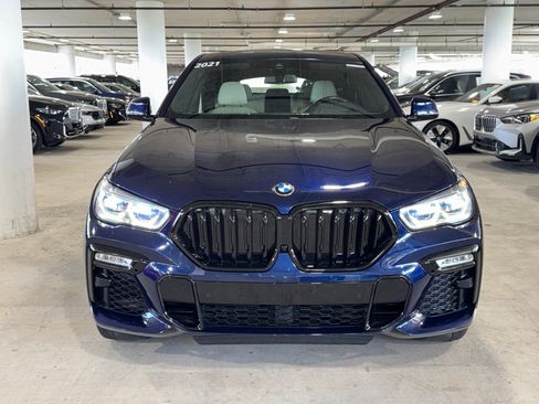 Used 2021 BMW X6 M50i w/ Executive Package AWD/4WD image 3