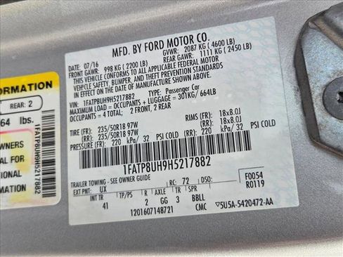 Used 2017 Ford Mustang Premium image 23