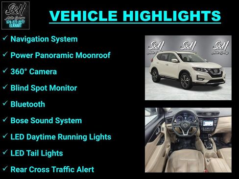 Used 2017 Nissan Rogue SL w/ SL Premium Package AWD/4WD image 3