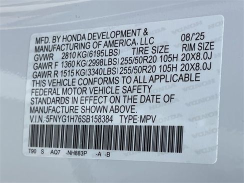 New 2025 Honda Pilot Touring image 29