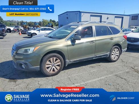Used 2015 Subaru Outback 2.5i Premium AWD/4WD image 1