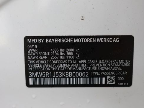 Used 2019 BMW 330i Sedan w/ Convenience Package RWD image 31