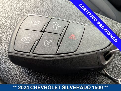Used 2024 Chevrolet Silverado 1500 Custom w/ Turbomax Blackout Package AWD/4WD image 34
