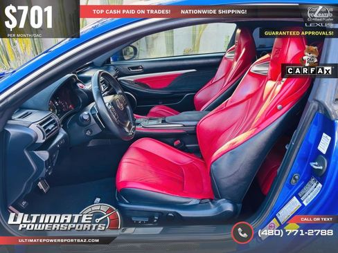 Used 2017 Lexus RC F w/ Premium Package RWD image 17