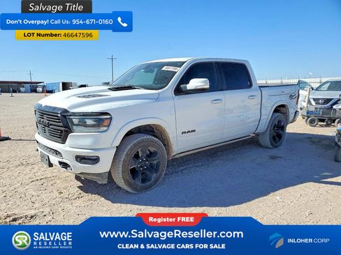 Used 2020 RAM 1500 Laramie AWD/4WD image 1