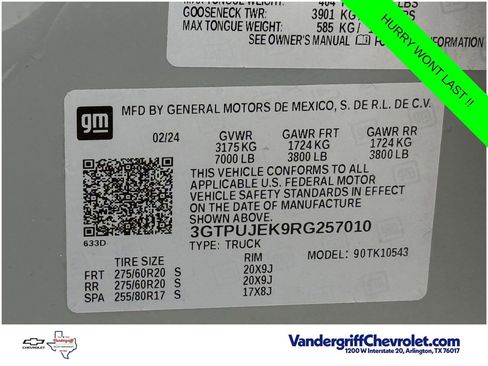 Used 2024 GMC Sierra 1500 Elevation AWD/4WD image 25