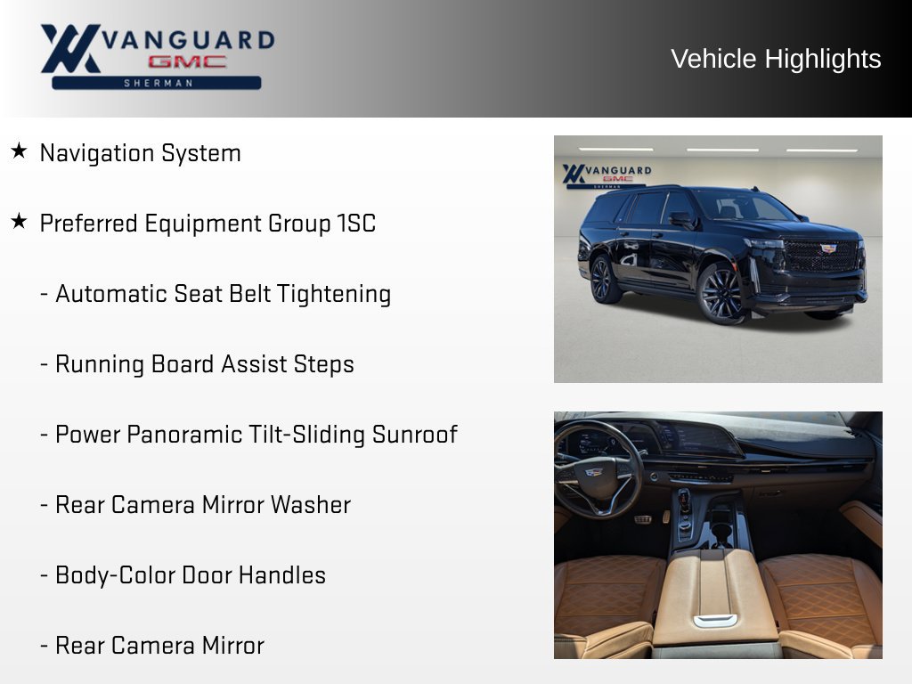 Used 2023 Cadillac Escalade ESV Sport w/ Touring Package RWD image 5