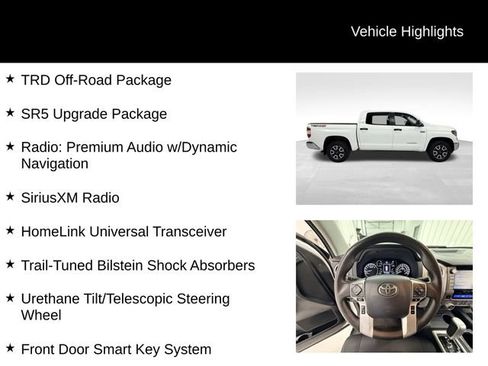 Used 2020 Toyota Tundra SR5 w/ TRD Off-Road Package AWD/4WD image 16