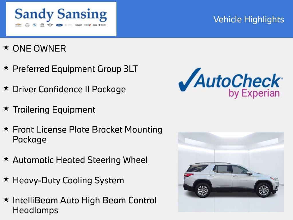 Used 2020 Chevrolet Traverse LT w/ Driver Confidence II Package FWD image 7