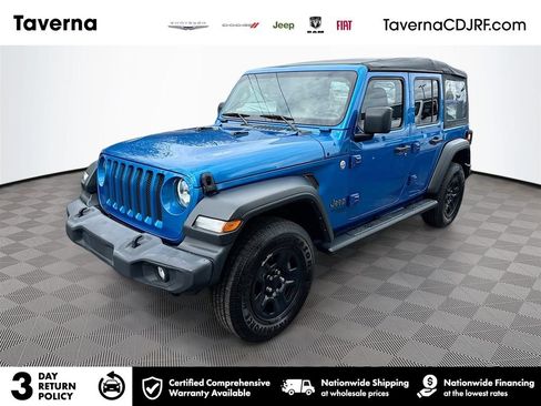 Used 2021 Jeep Wrangler Unlimited Sport image 1