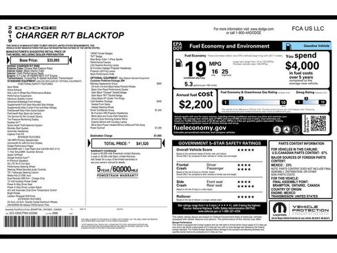 Used 2019 Dodge Charger R/T w/ Driver Confidence Group image 3