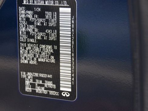 Used 2024 INFINITI QX80 Sensory w/ Cargo Package image 31