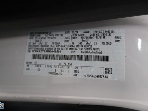 Certified 2024 Ford Transit 350 XLT RWD image 31