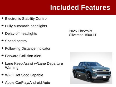 Used 2025 Chevrolet Silverado 1500 LT AWD/4WD image 4