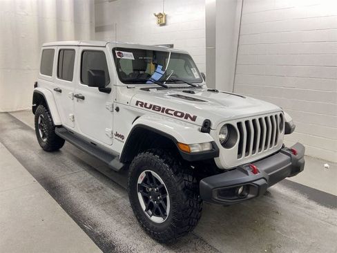 Used 2021 Jeep Wrangler Unlimited Rubicon w/ Uconnect 4C Nav & Sound Group image 1