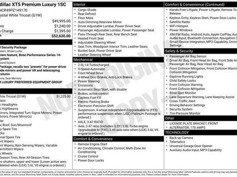 Certified 2023 Cadillac XT5 Premium Luxury FWD image 34