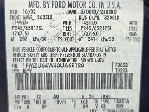 Used 2003 Ford Explorer Eddie Bauer RWD image 40