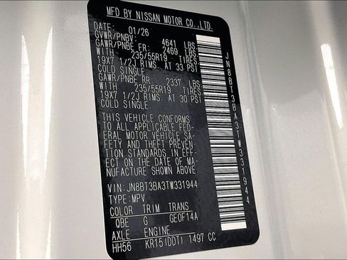 New 2026 Nissan Rogue SV FWD image 27