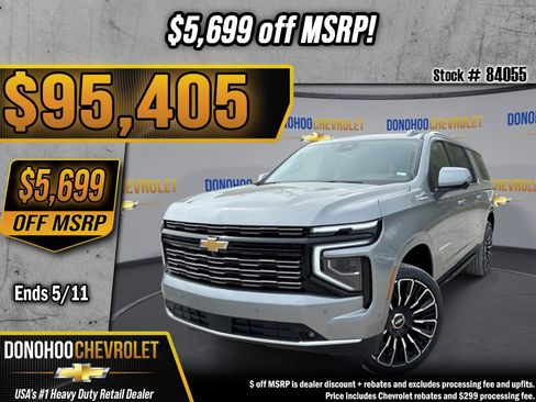 New 2026 Chevrolet Suburban High Country AWD/4WD image 1
