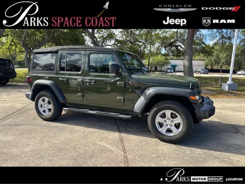 Certified 2021 Jeep Wrangler Unlimited Sport AWD/4WD image 1