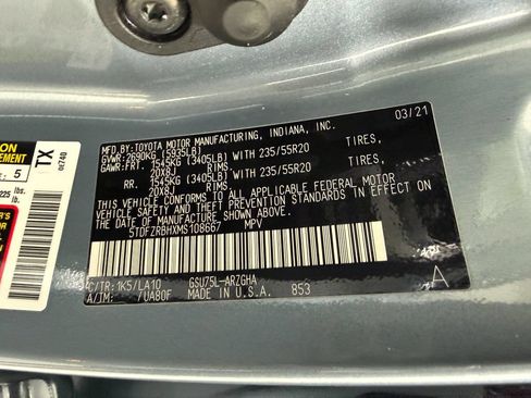 Used 2021 Toyota Highlander Platinum AWD/4WD image 54