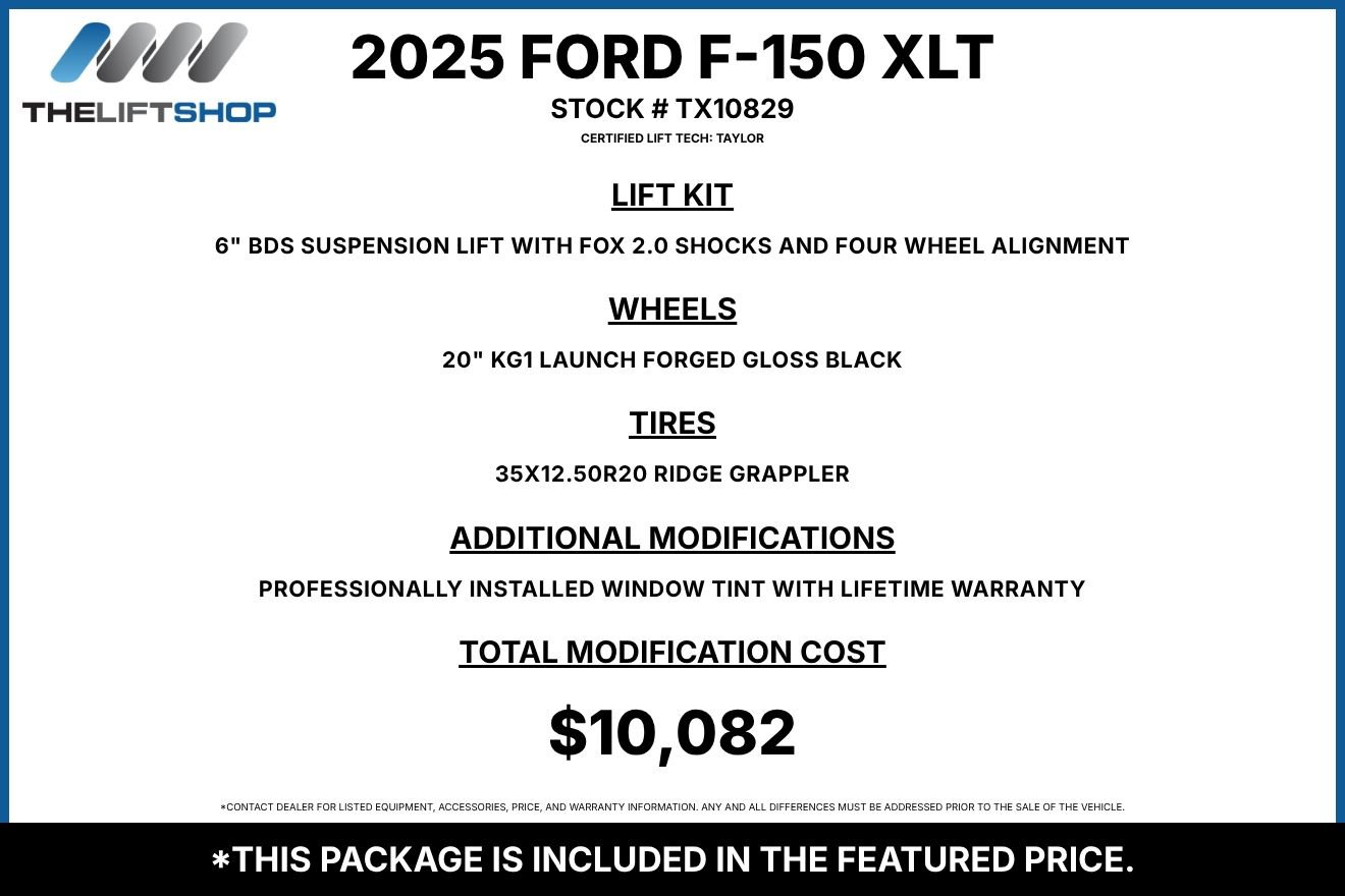 Used 2025 Ford F150 XLT w/ Equipment Group 302A MID AWD/4WD image 2