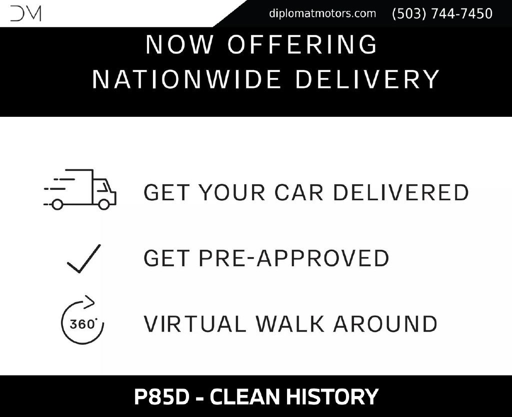 Used 2014 Tesla Model S P85D AWD/4WD image 9