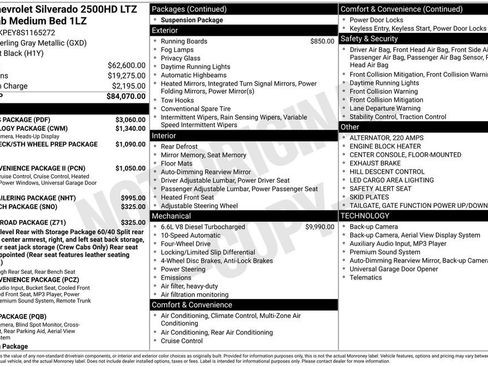 Used 2025 Chevrolet Silverado 2500 LTZ w/ LTZ Plus Package AWD/4WD image 10