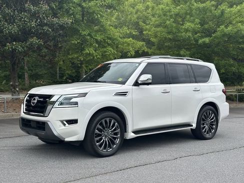 Certified 2024 Nissan Armada Platinum w/ Captain's Chairs Package AWD/4WD image 3
