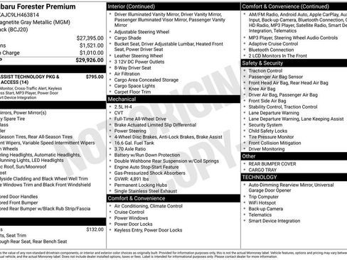 Used 2020 Subaru Forester Premium image 10